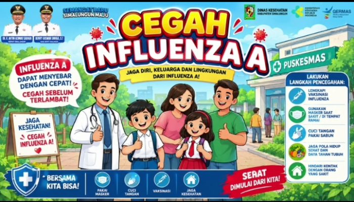 Dinkes Simalungun Imbau Warga Waspadai Influenza A H3N2, Kenali Gejala dan Cegah Penularannya