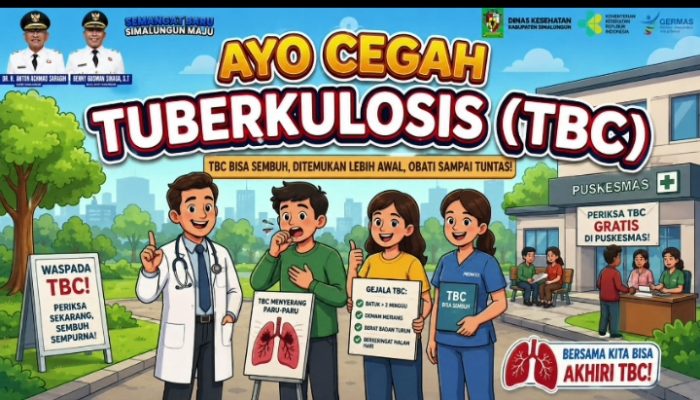 Dinkes Simalungun Ajak Masyarakat Cegah TBC, Kenali Gejala dan Obati Sampai Tuntas